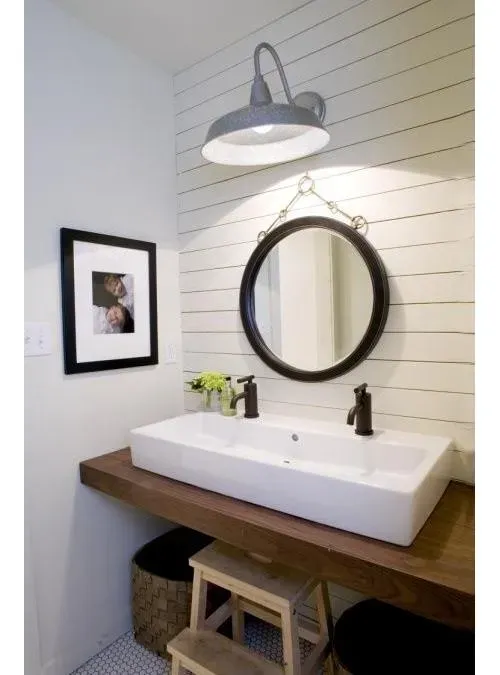 XLAB Josie top bagno legno castagno 160x50 cm massello