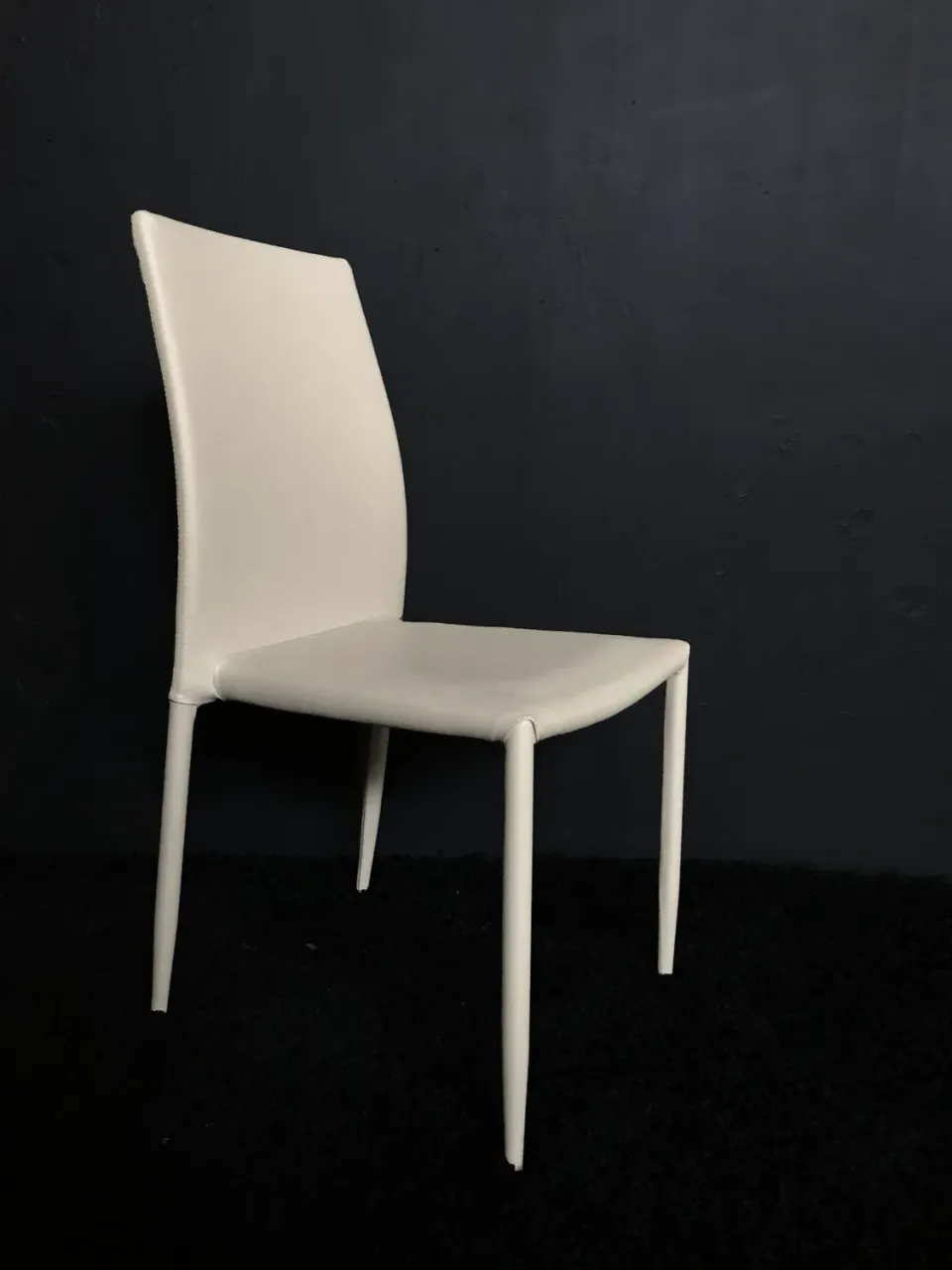 XLAB Design Steve set 6 sedie ecopelle tortora