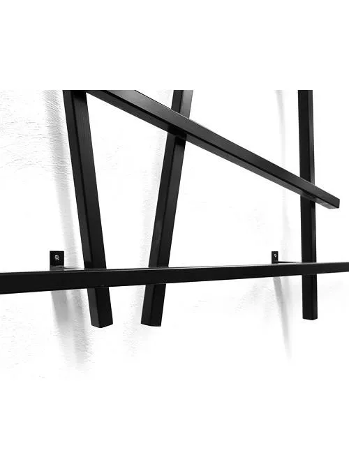 XLAB Design Lu Xun libreria parete ferro listelli incrociati