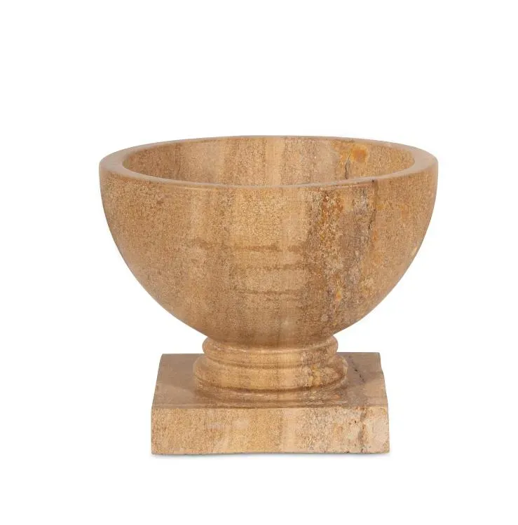 Maitland Smith Jaisalmer vaso marmo beige 24 cm