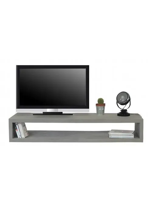 XLAB Design Concrete mobile porta TV basso effetto cemento