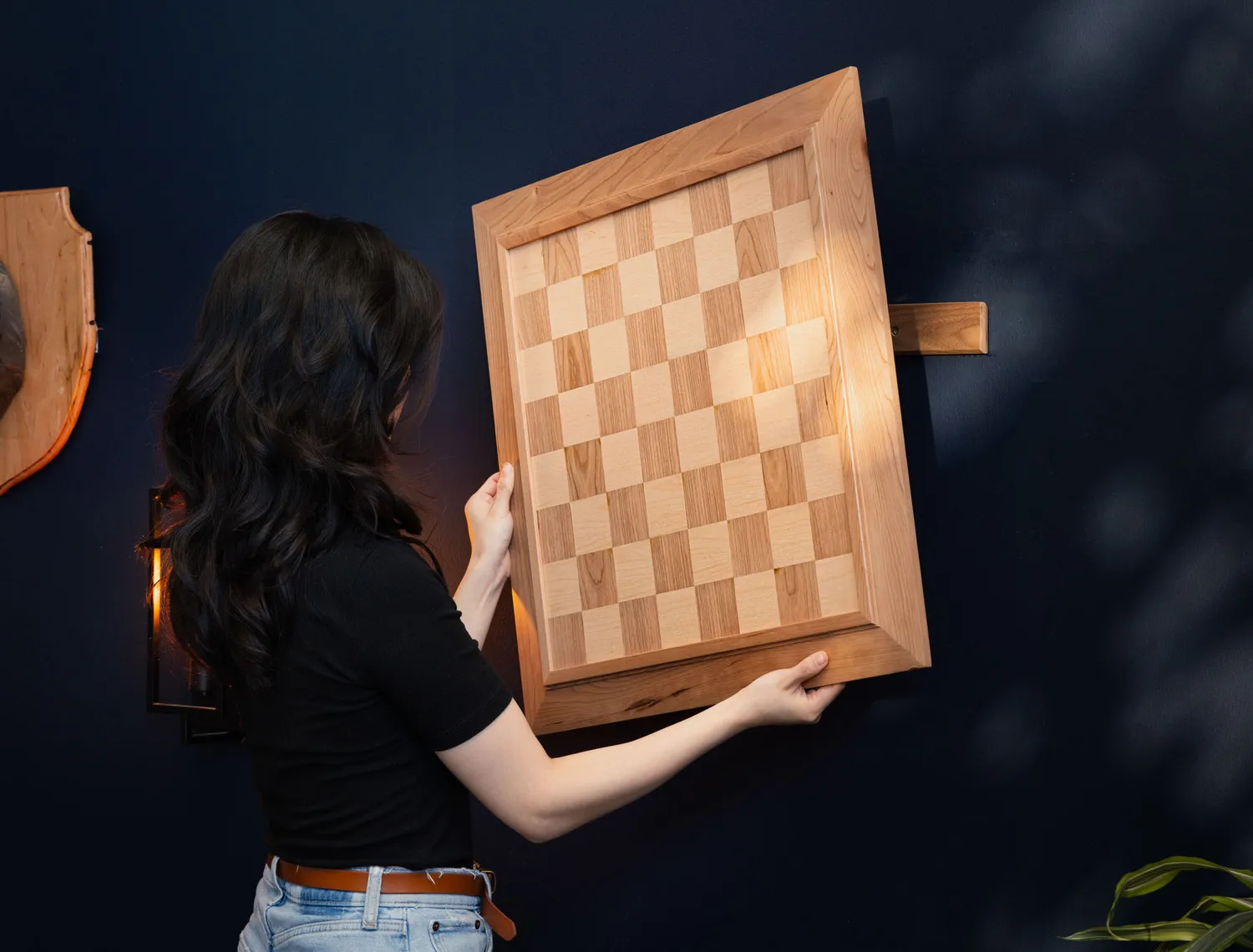 Wyrmwood Gaming Scacchiera Legno 2,25" Magnetica da Parete