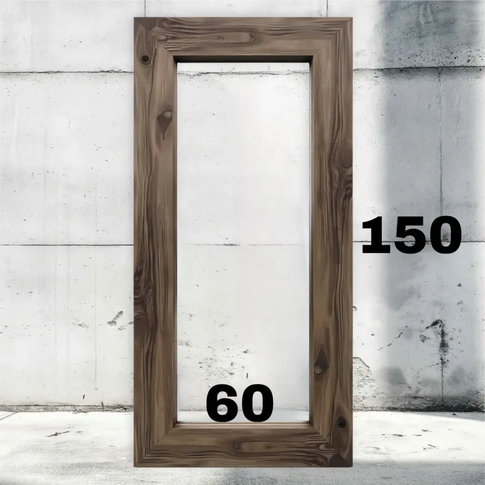 XLAB Design specchio cornice legno massello 60x150 cm