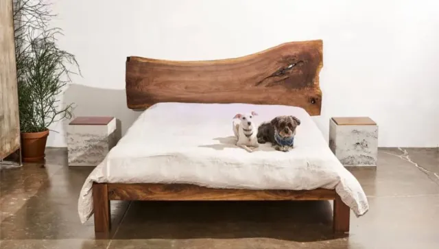 Sicily Wood Maker Industrial testiera letto 180x60 bordo vivo