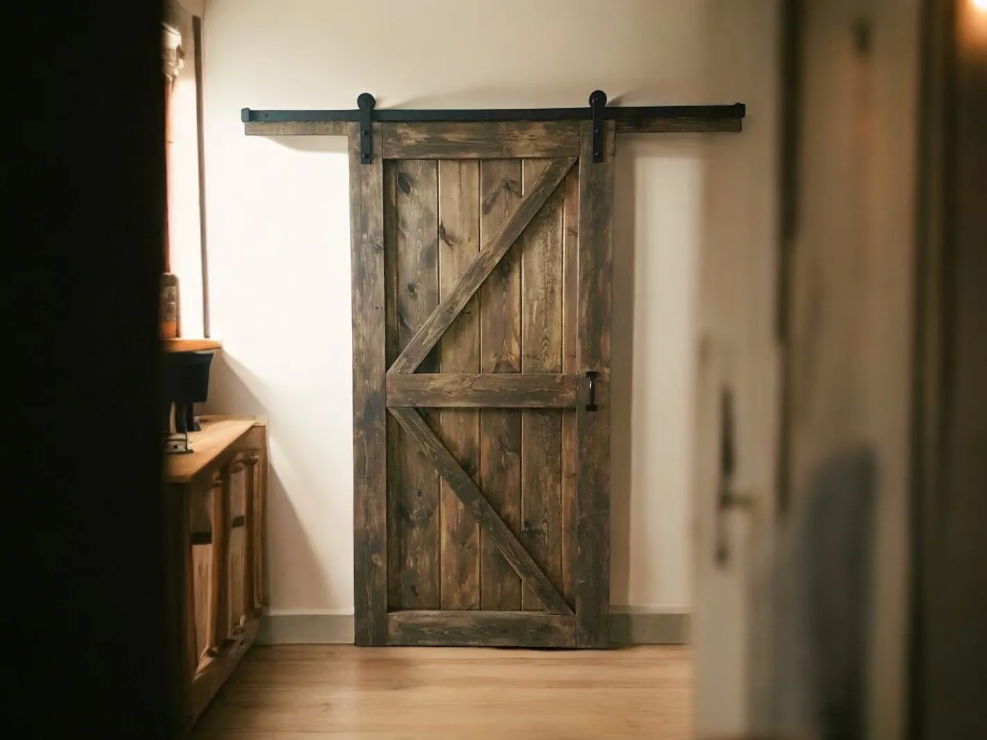 XLAB Design Barndoor porta scorrevole legno 100x220 rustica