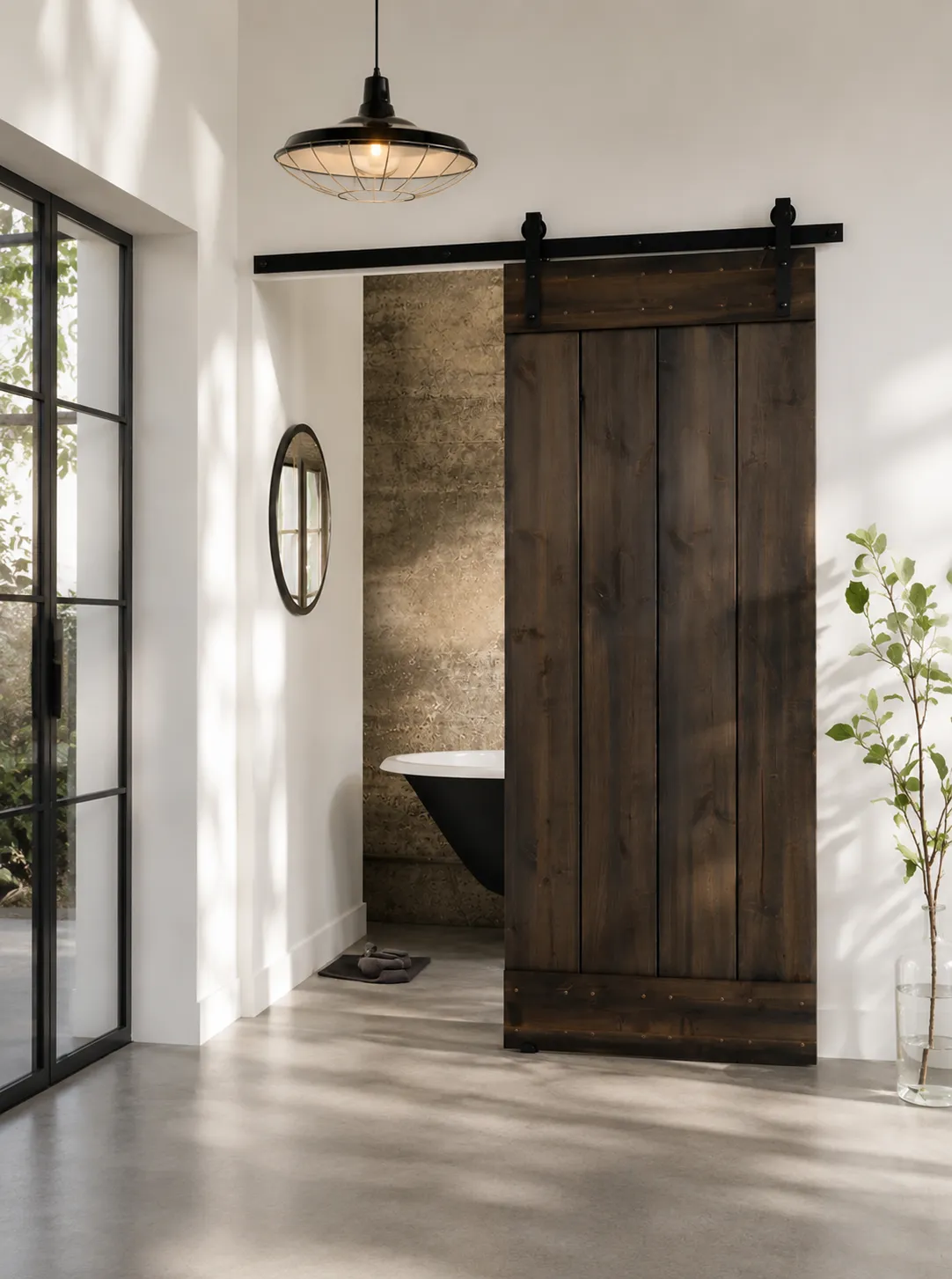 XLAB Design Coddington porta scorrevole legno industrial