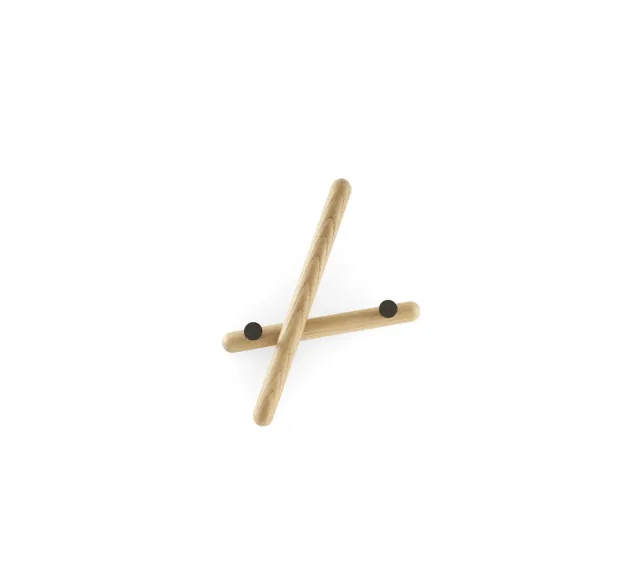 Morica Design Mikado appendiabiti parete legno massello