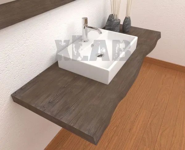 XLAB Denise piano lavabo legno massello rustico
