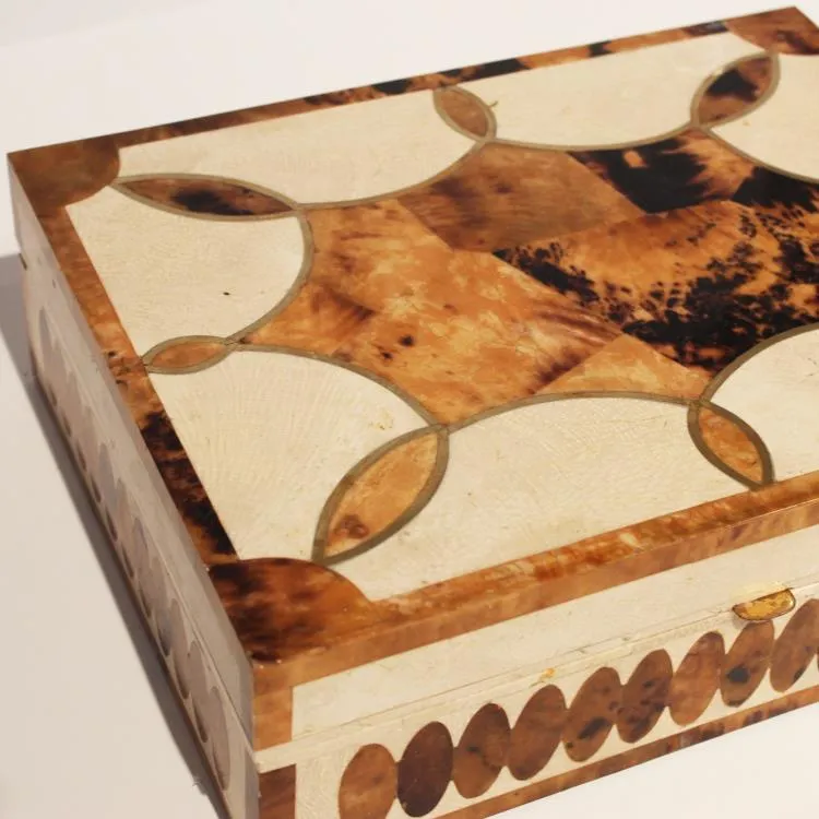 Maitland Smith Stonely Box scatola pietra 33 cm