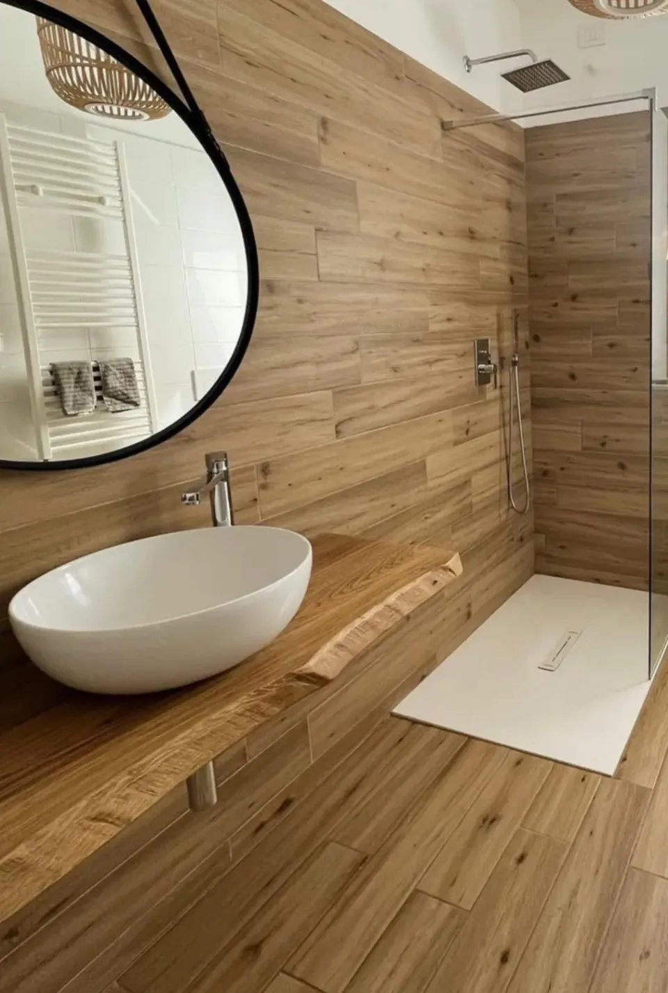 XLAB Design Marty mensola bagno castagno Old Wood