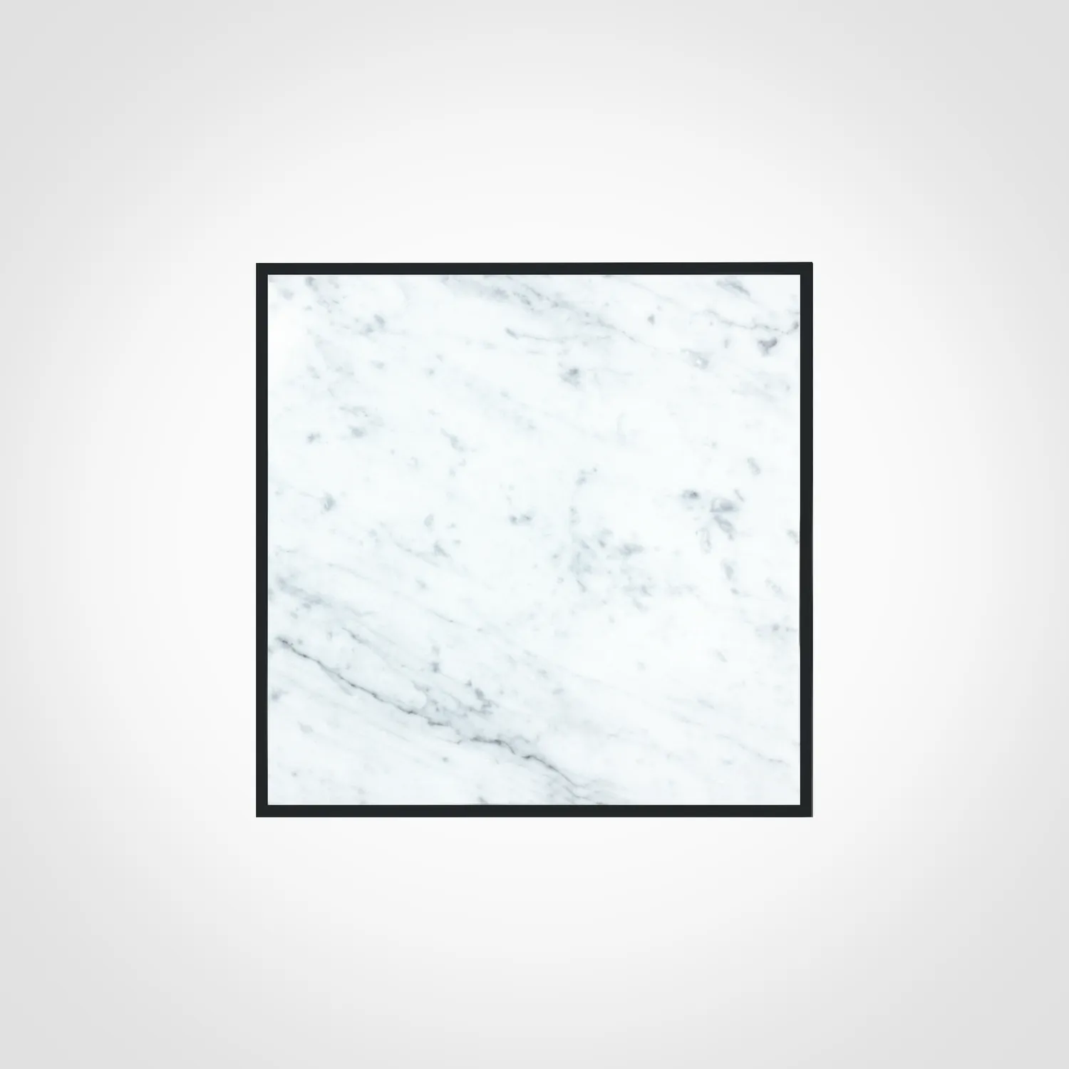 Stilts FramE Tavolino Marmo Carrara 37x37