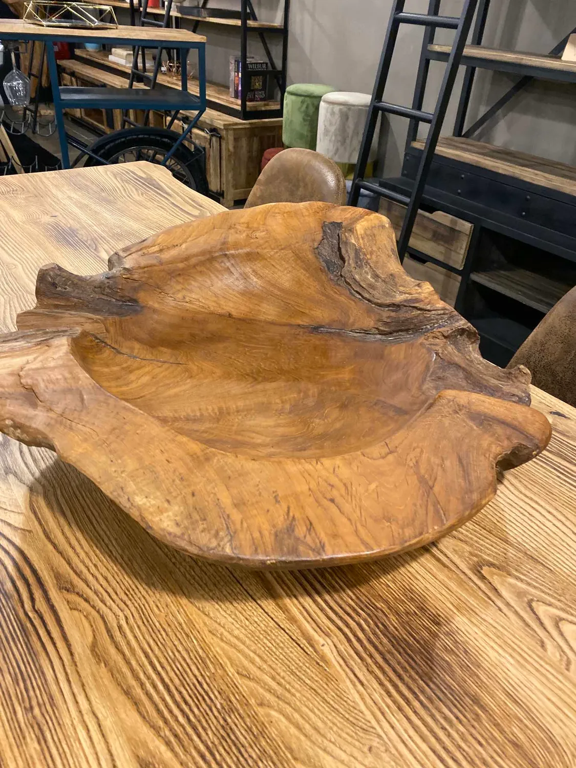 XLAB Adeano vassoio centrotavola teak radice naturale
