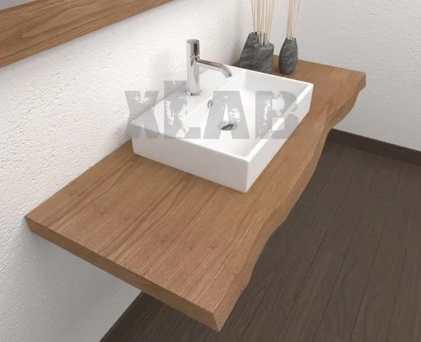 XLAB Denise piano lavabo legno massello rustico