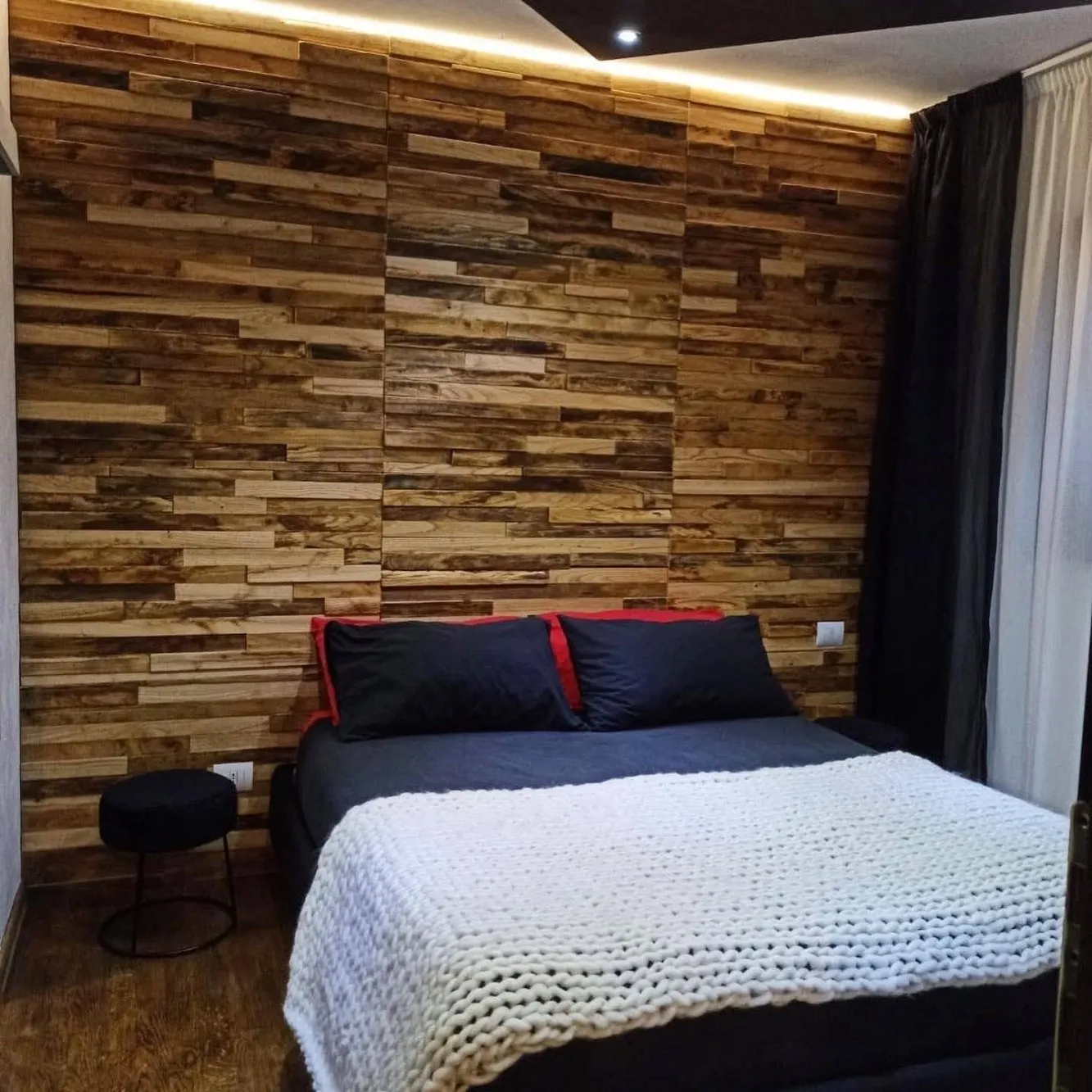 XLAB Design pannello parete legno recupero 100x100x4
