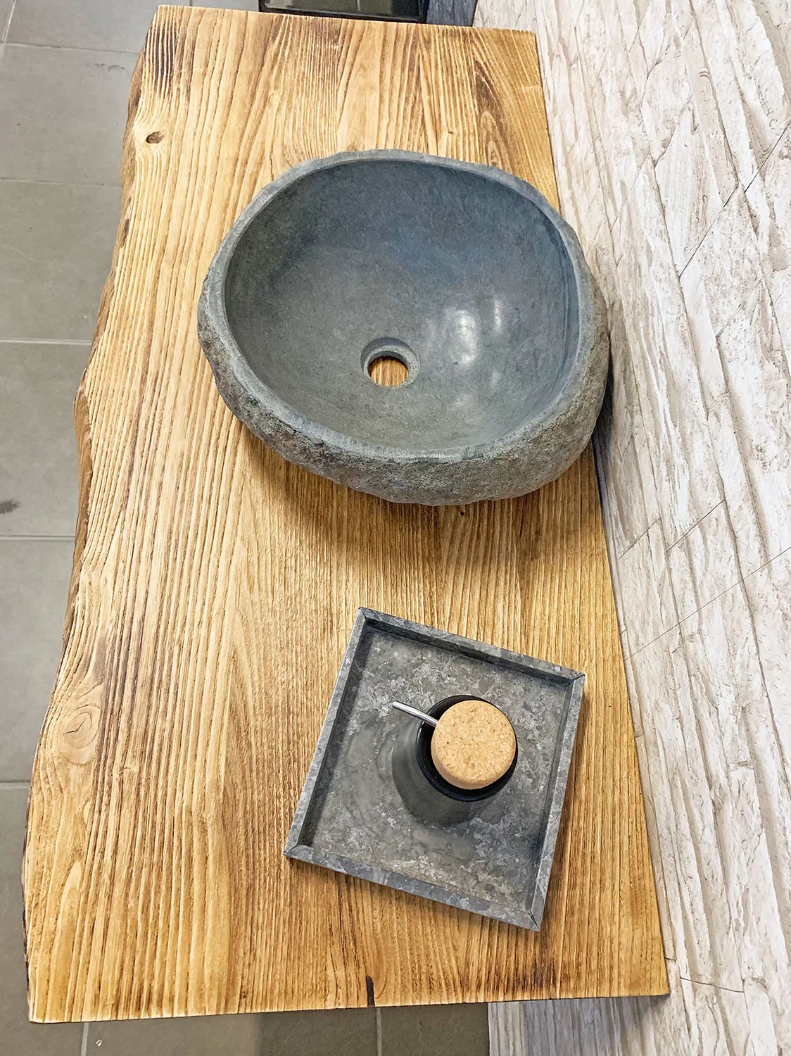 XLAB Design Old Wood mensola bagno legno rustico