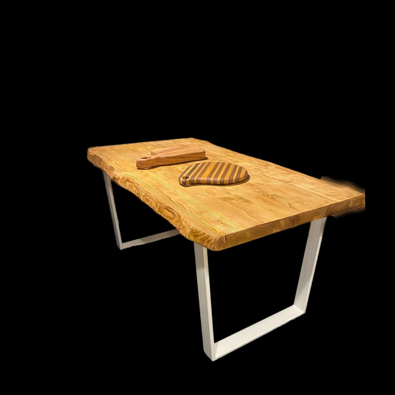 XLAB Design tavolo cucina 160x90 larice rovere bruciato