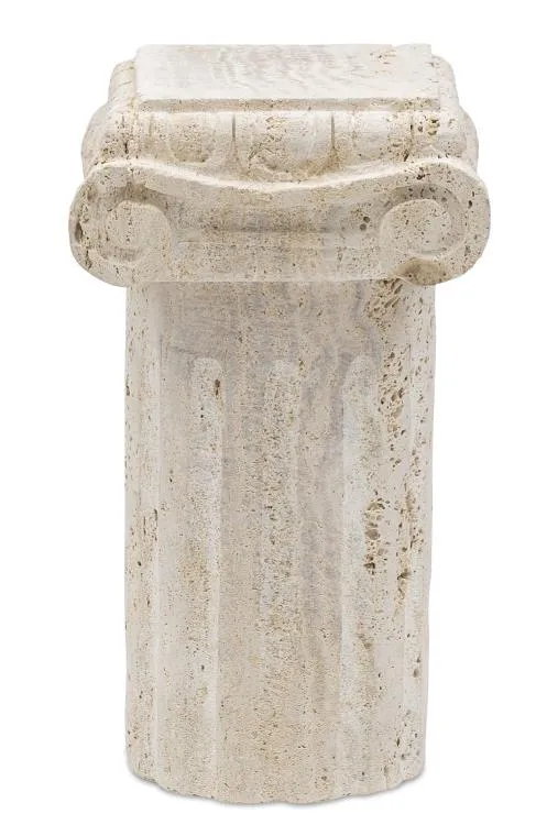 Maitland Smith Ionic Column oggetto pietra 36,2 cm