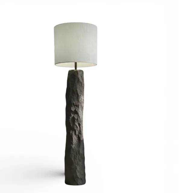 XLAB Design Menhir piantana scultura lampada terra grigio lava
