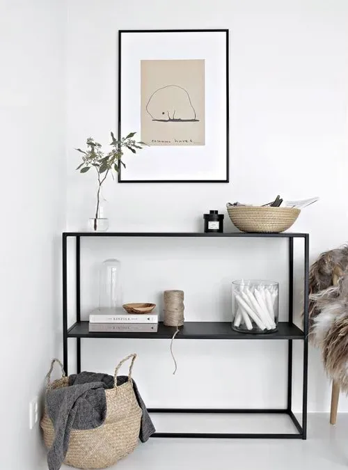 XLAB Design Faraday Doppia consolle ingresso ferro minimal