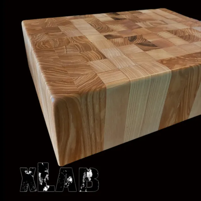 XLAB Design tagliere ceppo batticarne legno professionale