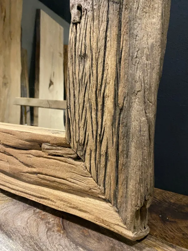 XLAB Design specchiera legno antico rustico cornice massello