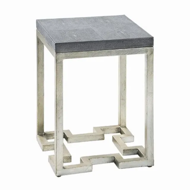 Maitland Smith Geometric Charcoal tavolino carbone 36 cm