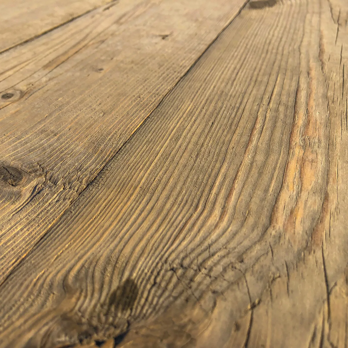 XLAB Design mensola parete legno rovere bruciato 60 cm