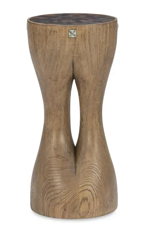 Maitland Smith Zulu Tavolino Rovere Bronzo 48,9 cm