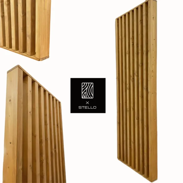 XLAB Design Interparete divisorio legno L 80 H 280 listelli