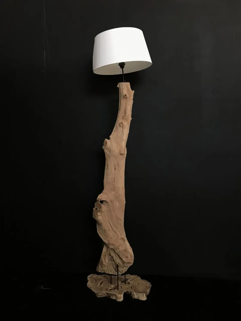 XLAB Design Ventotene lampada da terra tronco marino paralume