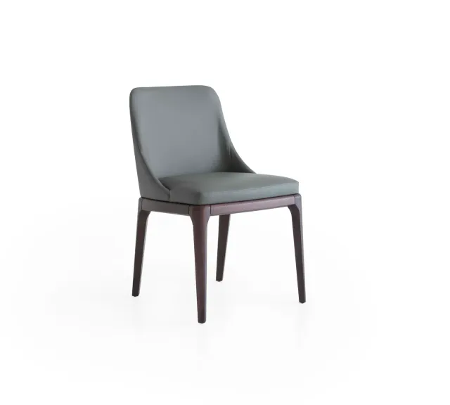 Morica Design Antigona sedia legno pelle