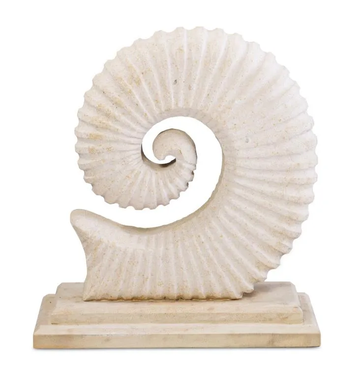Maitland Smith Ocean Memories scultura in marmo 40 cm