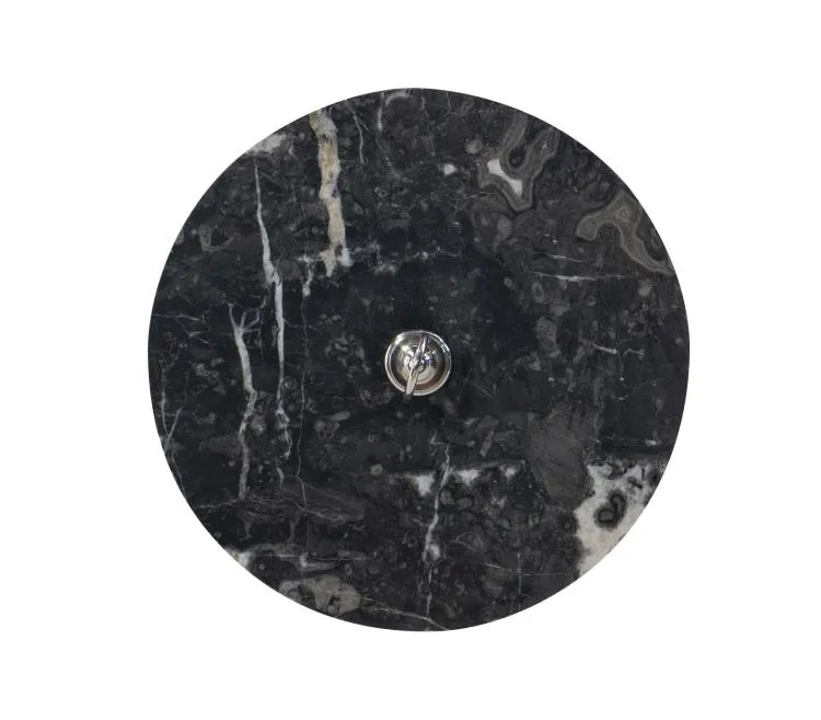 Maitland Smith Corbet tavolino marmo nero 58 cm