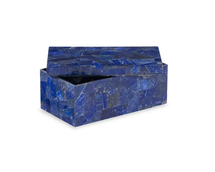 Maitland Smith Small Lapis scatola lapislazzuli piccola