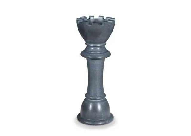 Maitland Smith Black King tavolo scacchi marmo nero