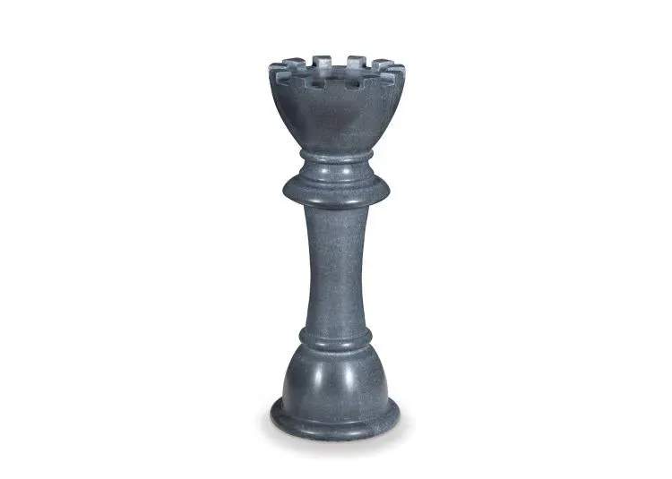 Maitland Smith Black King tavolo scacchi marmo nero