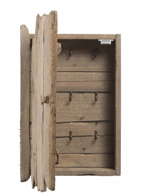 XLAB Design Charlie portachiavi parete legno riciclo