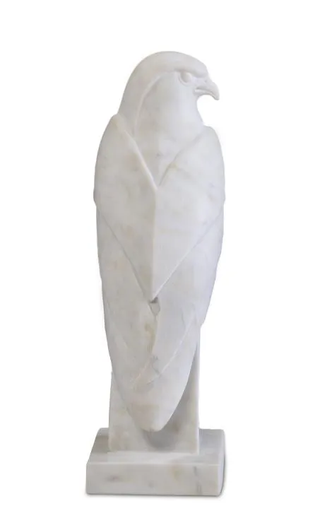 Maitland Smith Maltese Falcon statua marmo 41 cm