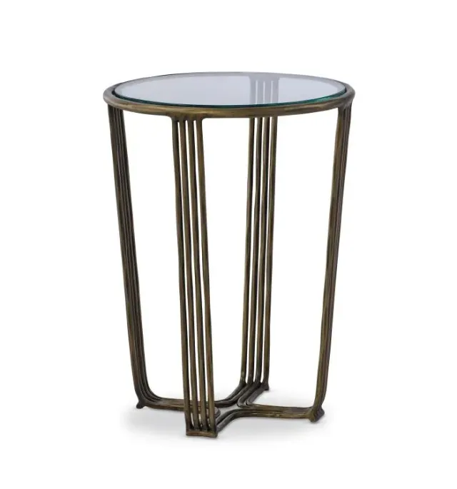 Maitland Smith Mason Side Table tavolino compatto legno