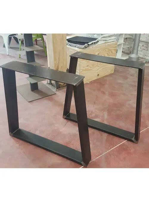 XLAB Design Harbour Bridge gambe tavolo ferro nero 100x30