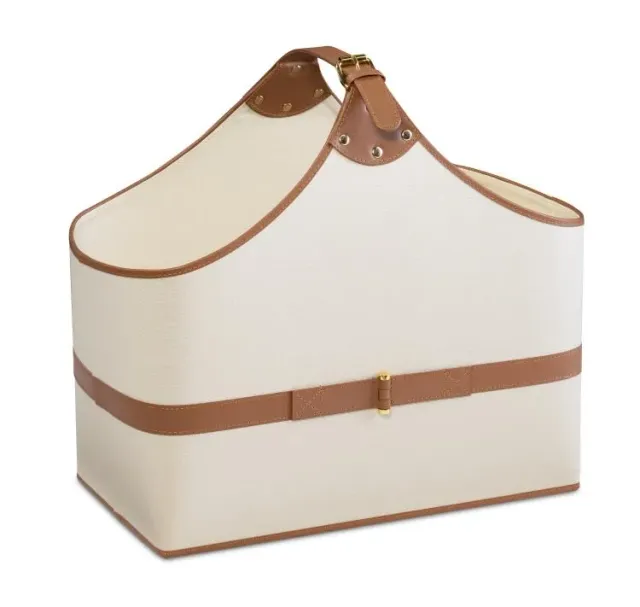 Maitland Smith Athenian Borsa Tela e Cuoio 45,7 cm