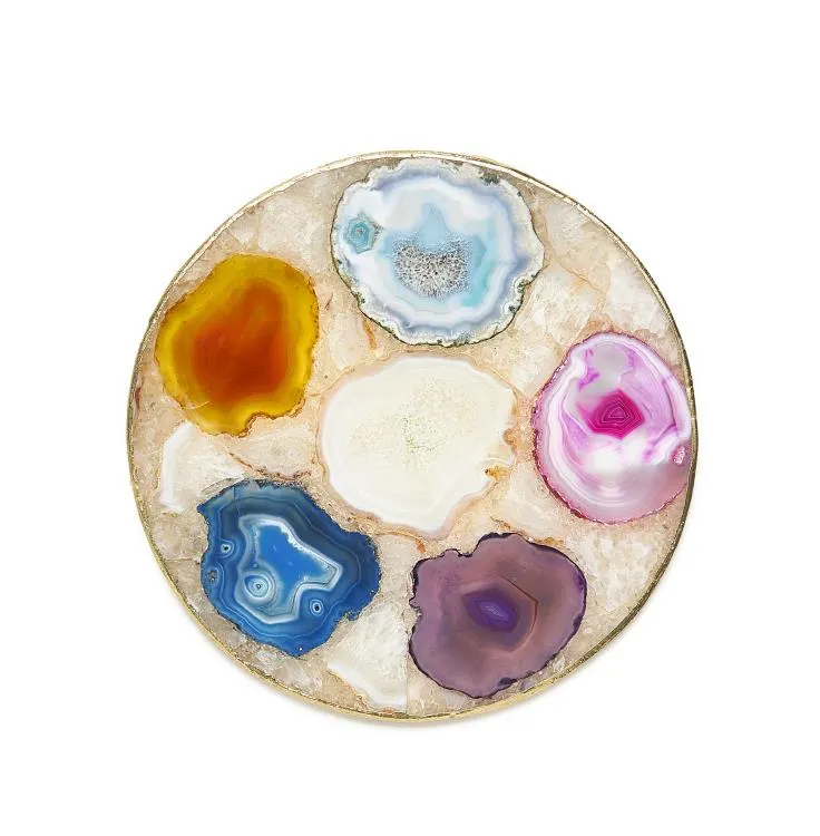Maitland Smith Agate Trivets sottopentola agata 23 cm