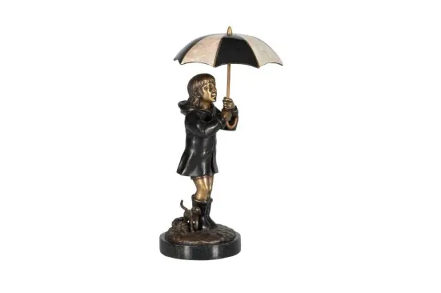 Maitland Smith Rainy Day Scultura Ottone 33 cm