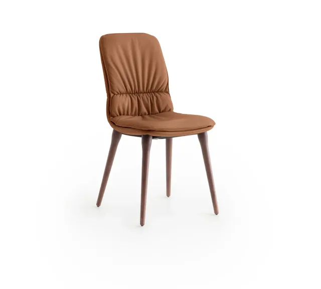 Morica Design Coco sedia pelle doppio cuscino