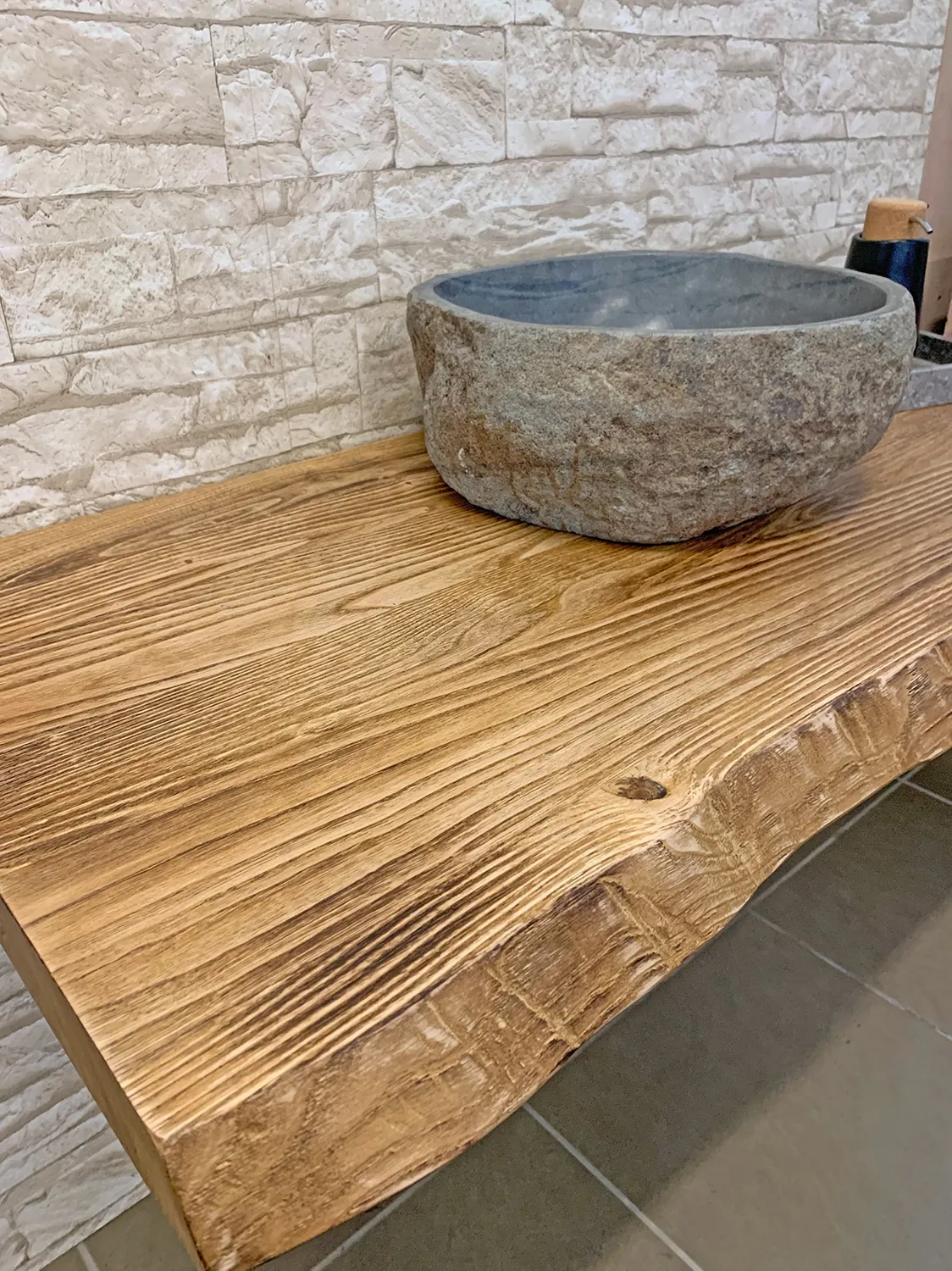 XLAB Design Old Wood mensola bagno legno rustico