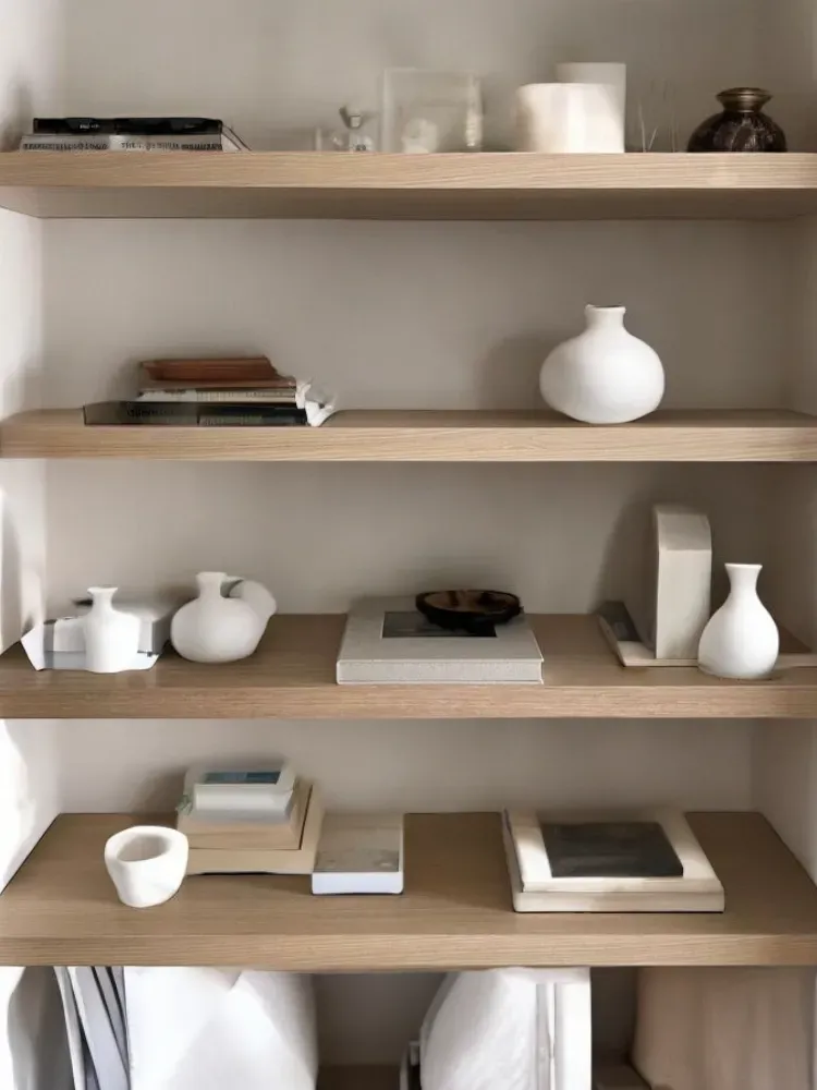 XLAB Design mensola legno rovere 100x30x4 cm