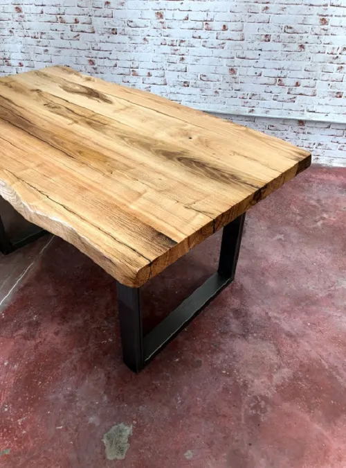 XLAB Design Nathan tavolo cucina legno massello grezzo