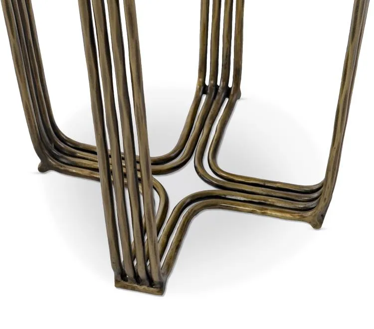 Maitland Smith Mason Side Table tavolino compatto legno