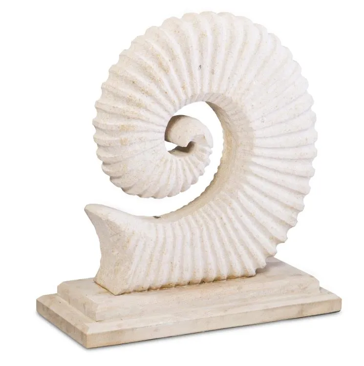 Maitland Smith Ocean Memories scultura in marmo 40 cm