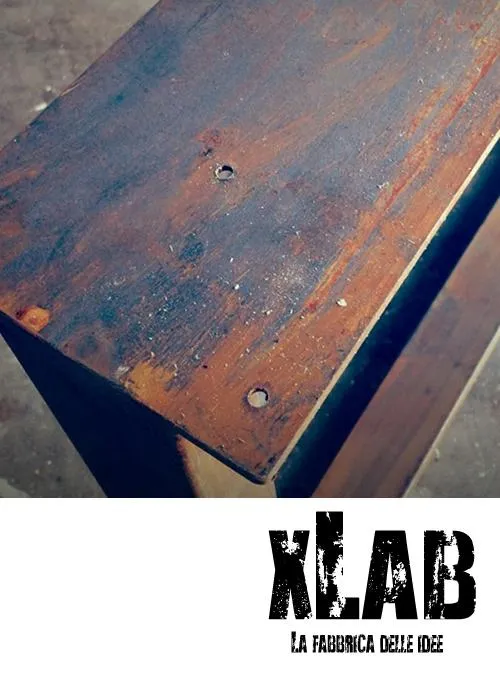 XLAB Design Iron Bridge gambe tavolo ferro ruggine